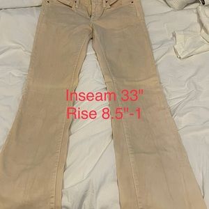 GAP 1969 beige pants Size 26/2R
